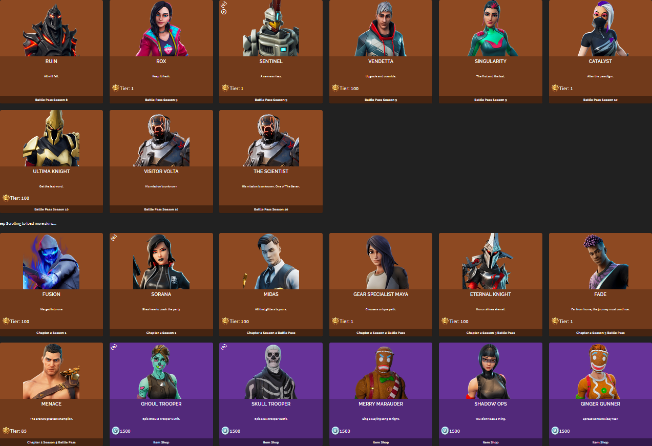 Tous les skins Fortnite - Breakflip
